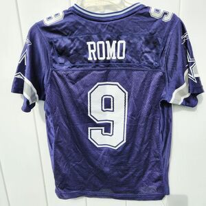 Nike NFL Dallas Cowboys Tony Romo #9 Blue Women's Rbk Field Jersey Size M
